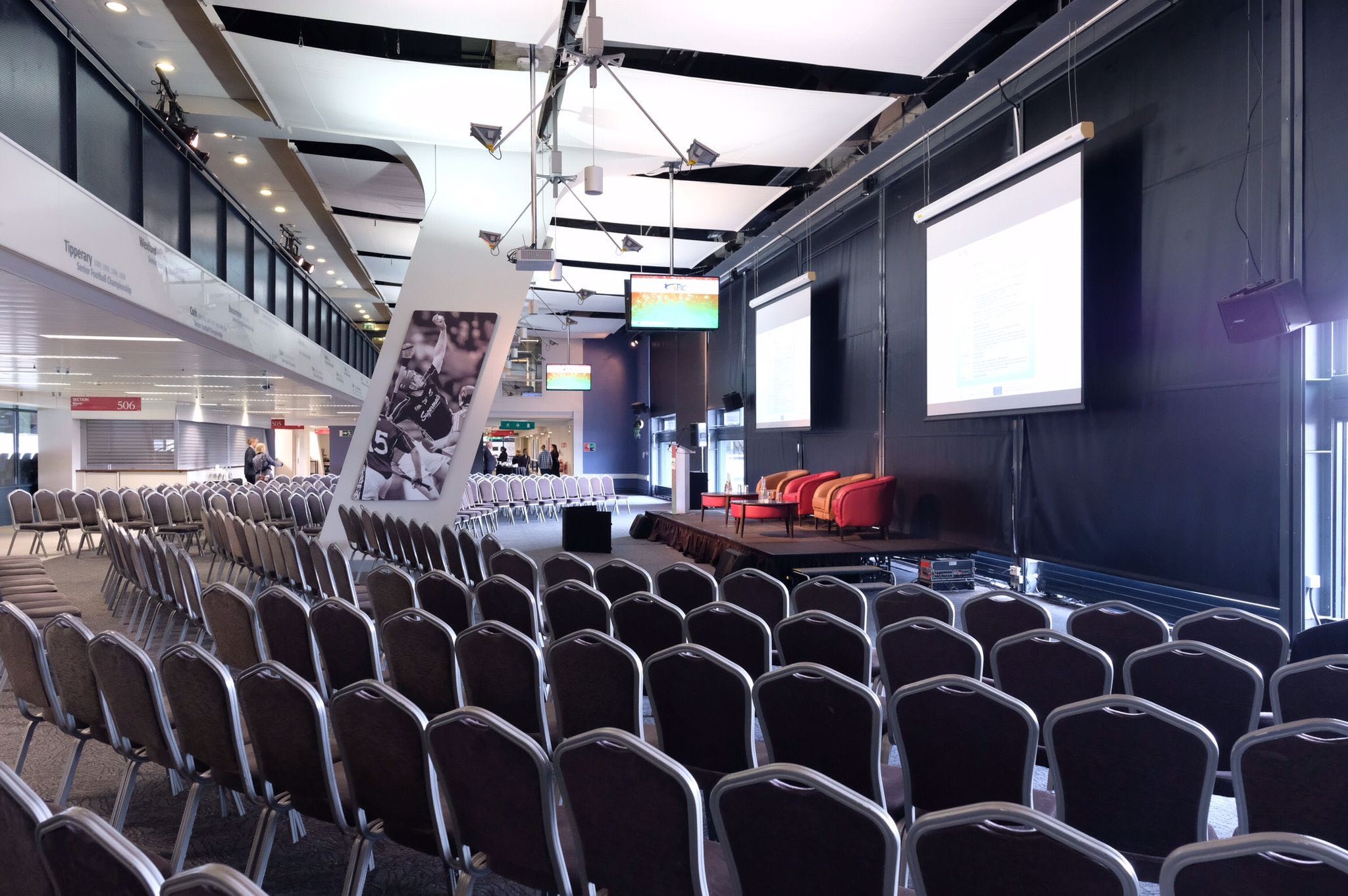Croke Park Cusack Suite ahead of the conference opening on May 11th 2022