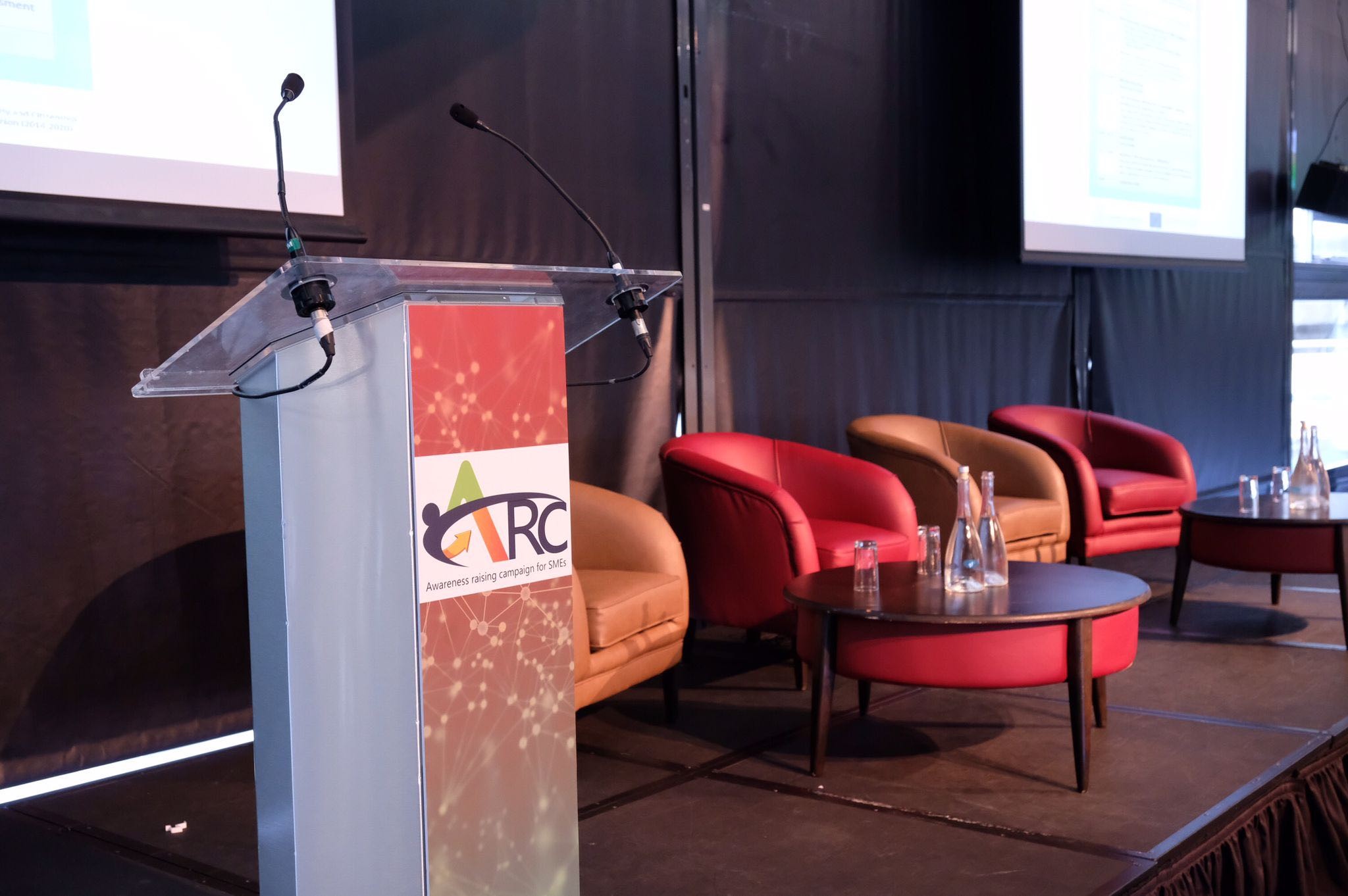 Croke Park Cusack Suite stage ahead of the Conference opening
